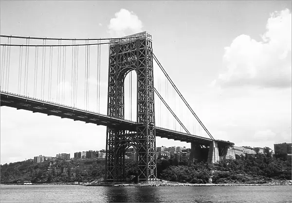 George Washington Bridge over the Hudson River in Manhattan