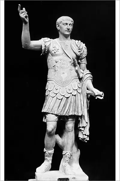 Statue of Trajan (?), at the National Archaeological Museum in Naples