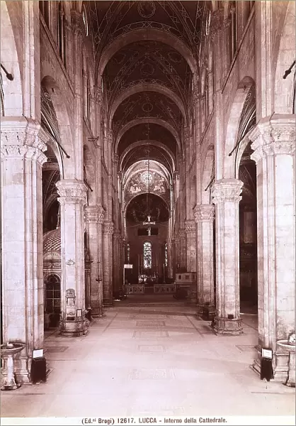 Interior of St. Martin's Cathedral, in Lucca