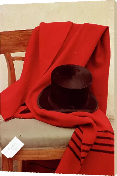 Tuba and red blanket
