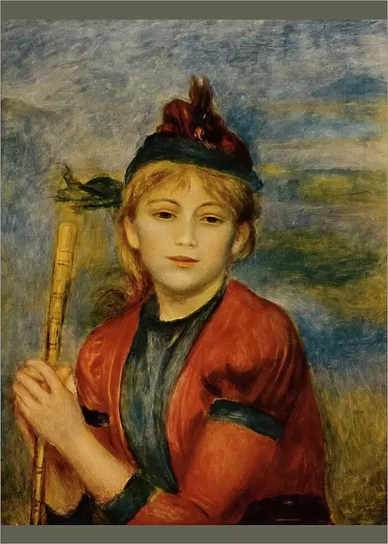 The hiker, oil on canvas, Pierre Auguste Renoir (1841-1919), Muse des Beaux Arts 'Andre Malraux', Le Havre