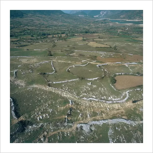Fields already divided according to ancient partitions dating from the Sannitic period