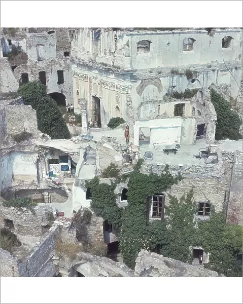 Old Bussana, a small medieval village in San Remo, devasted by an earthquake