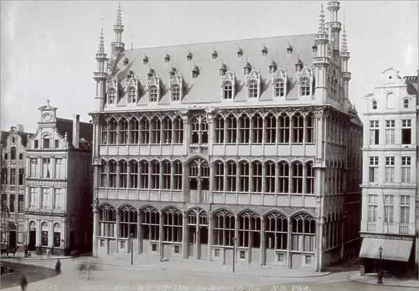 The nineteenth century House of the King in Brussels, decorated with tall neo-gothic spires