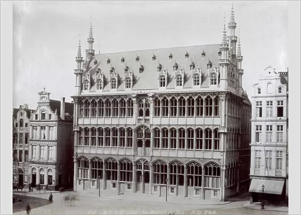 The nineteenth century House of the King in Brussels, decorated with tall neo-gothic spires