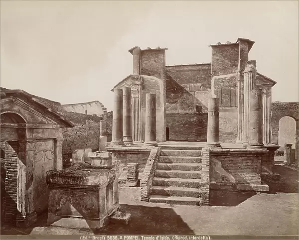 Remains of the Temple of Isis in Pompeii