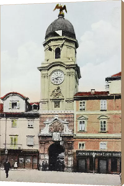 The Civic Tower of Rijeka in Croatia