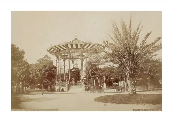 A pavilion in the park of the Villa Nazionale, Naples