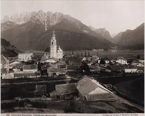 View of Dobbiaco, in the Puster Valley