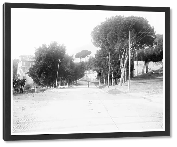 View of a street in Castel Gandolfo