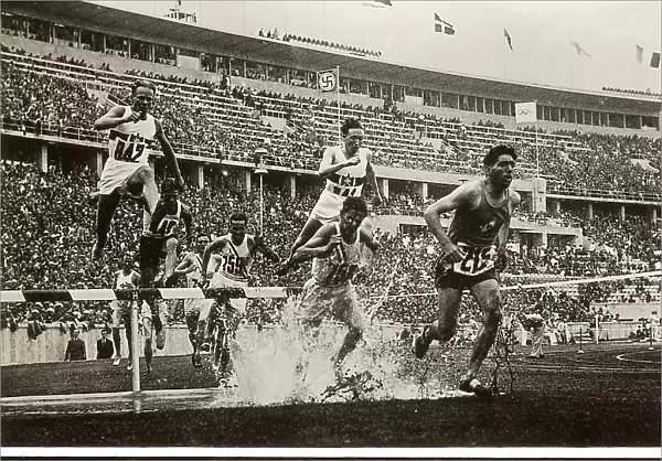 1936 Berlin Olympic Games: 3000 hurdle race