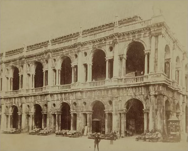 Palazzo della Ragione during the Veneta Regional Exposition of small industries and the Congress of the Italian Alpine Club