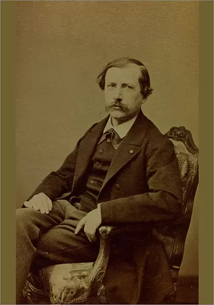 Portrait of Marcellin Pierre Eugne Berthelot, French chemist and politician; carte de visite