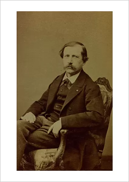 Portrait of Marcellin Pierre Eugne Berthelot, French chemist and politician; carte de visite