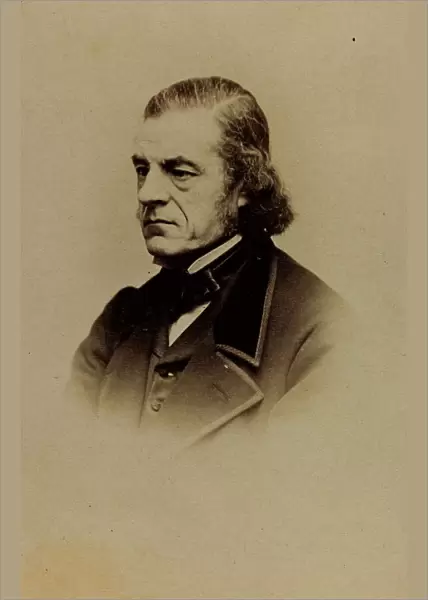 Portrait of Pierre-Franois Eugne Cortambert, French geographer; carte de visite