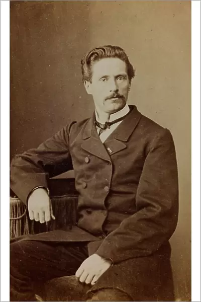 Portrait of Jules Ducatel, known for having ushered the army of Versailles in Paris in 1871; carte de visite