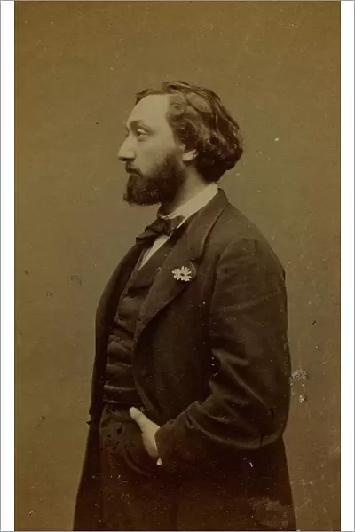 Portrait of Lon Gambetta, French politician; carte de visite