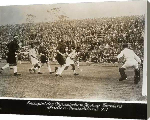 Final match of hockey during the 1936 Berlin Olympic Games
