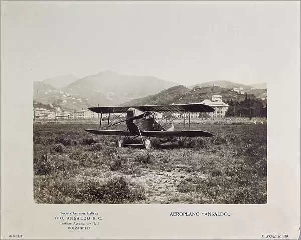 'Ansaldo' airplane of the Aeronautical Shipyard of Bolzaneto