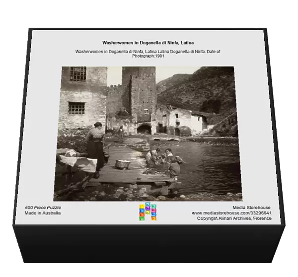 Washerwomen in Doganella di Ninfa, Latina