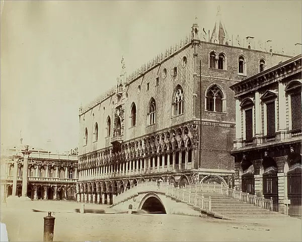 View of Venice from the Bank of the Schiavoni, with the Ponte della Paglia and the Palazzo Ducale