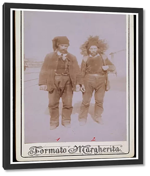Portrait of the Sardinian bandits Giuseppe Budroni and Francesco Campesi, who presented themselves to Lieutenant Addone on August 28, 1899