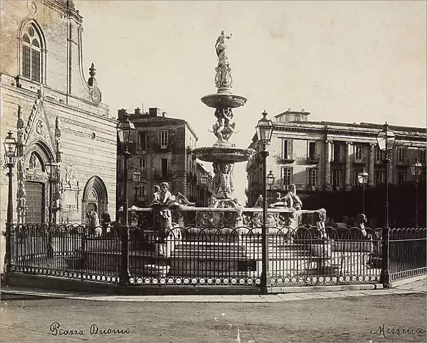 Piazza Duomo and the Orion Fountain in Messina