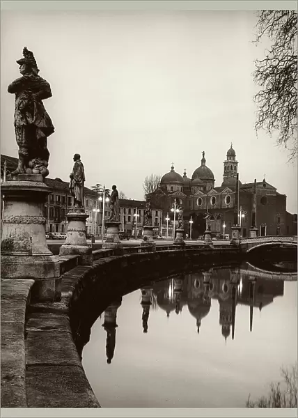 View of Padua with the Basilica of Sant'Antonio, also known as the Basilica del Santo