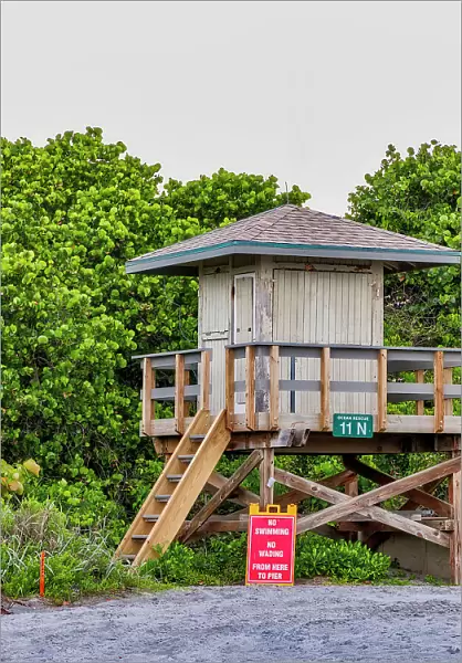 Florida, Juno Beach, lifeguard station