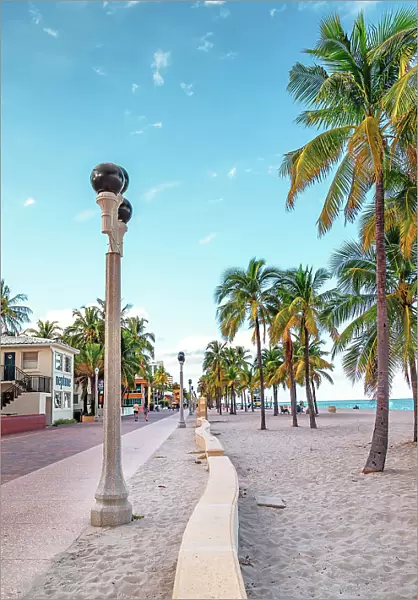 Florida, South Florida, strip on Hollywood Beach