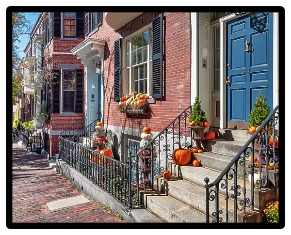 Massachusetts, Boston, Beacon Hill neighborhood Scene