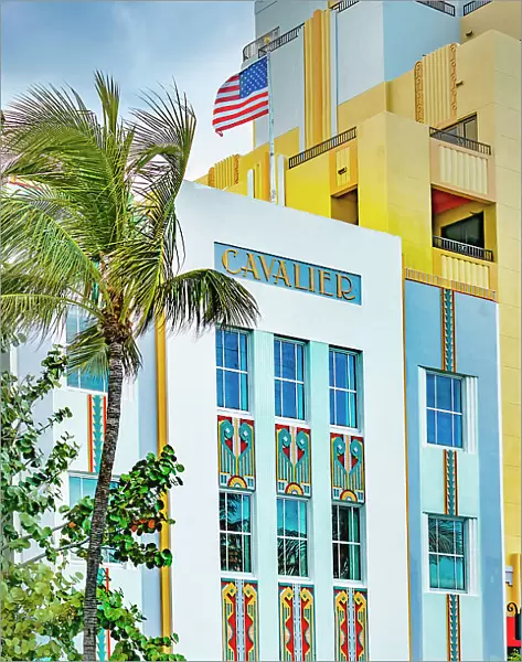 Florida, Miami Beach, South Beach, the Cavalier Hotel on Ocean Drive