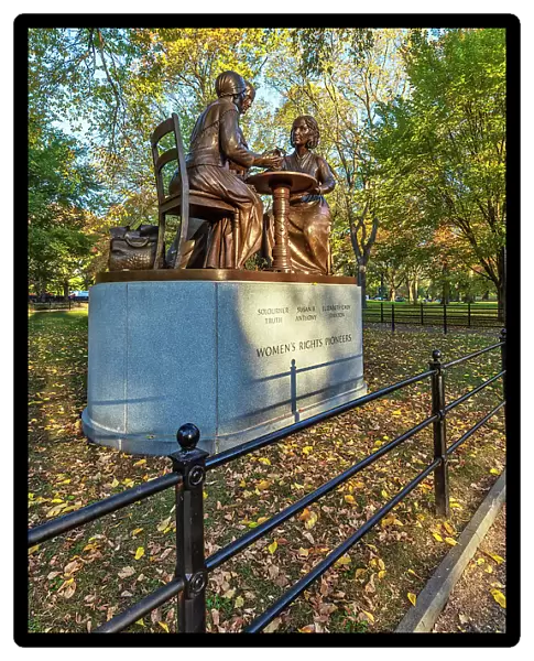 NY, NYC, Central Park, Women's Rights Pioneers Monument