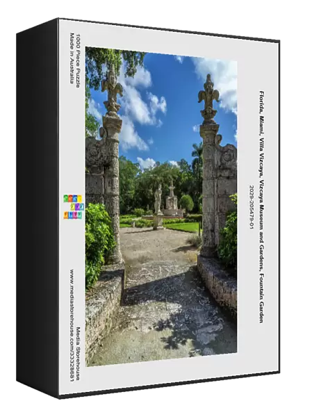 Florida, Miami, Villa Vizcaya, Vizcaya Museum and Gardens, Fountain Garden