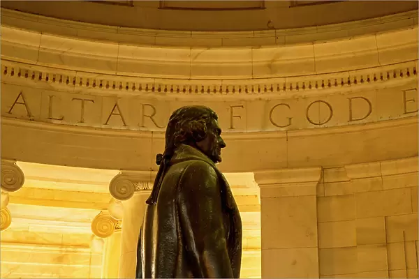 Washington, D.C. Thomas Jefferson Memorial, close-up of monument