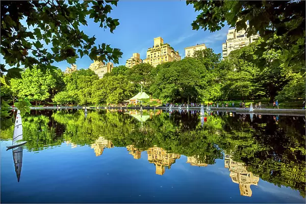 New York City, Central Park Boat Pond Conservatory Water