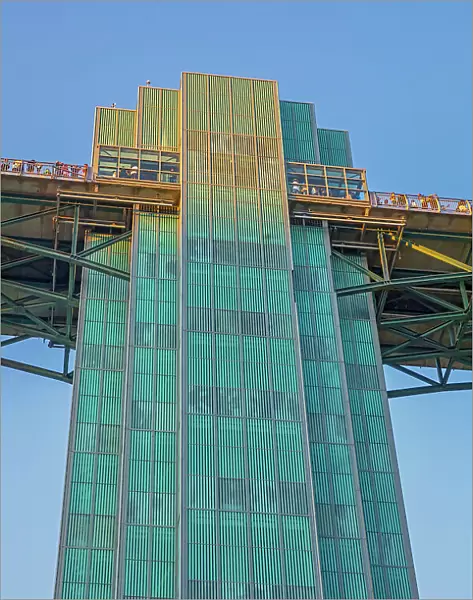New York, Niagara Falls, Elevator and Observation Deck