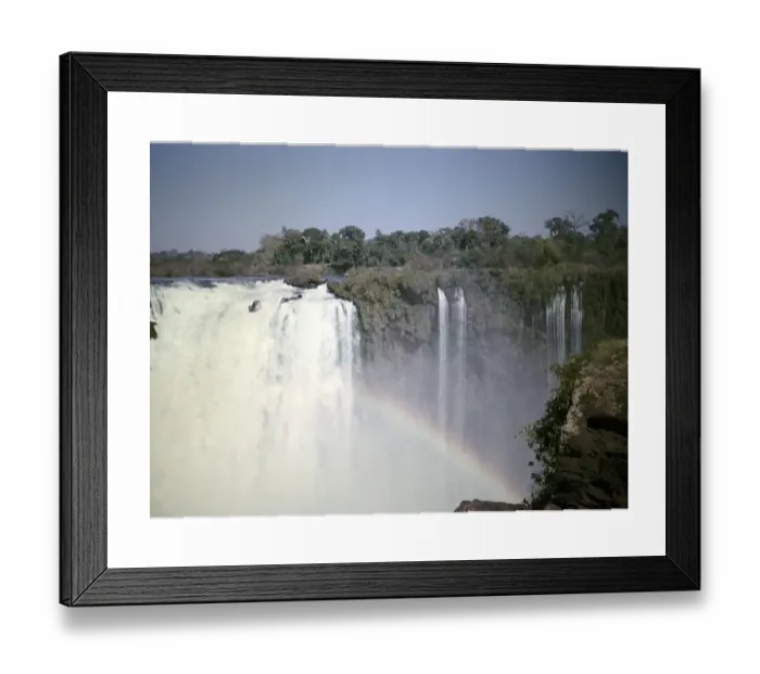 Framed Print : Iguazu River Waterfalls Print Framed Print : Iguazu River Waterfalls Print