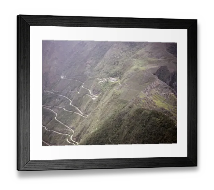 Framed Print : Machu Picchu Print from Huayna Picchu, Peru Framed Print : Machu Picchu Print from Huayna Picchu, Peru