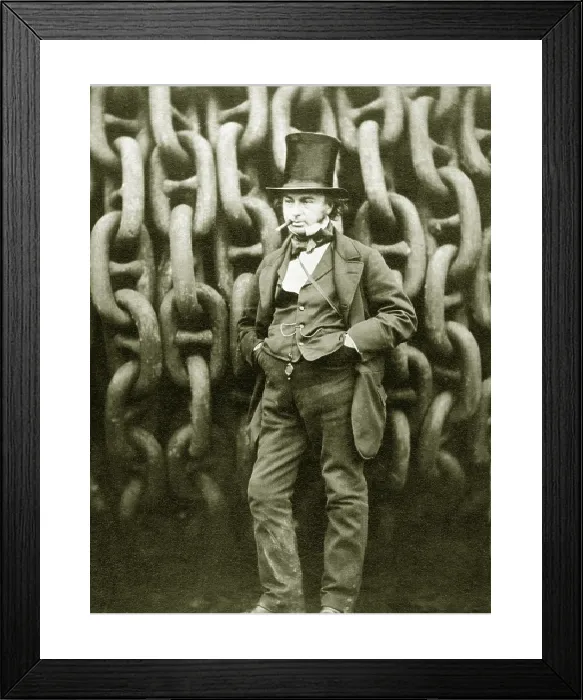 Framed Print : Isambard Kingdom Brunel Print Framed Print : Isambard Kingdom Brunel Print