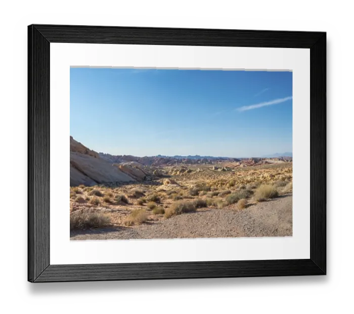 Framed Print : Valley of Fire Road Print, Mojave Desert, Nevada Framed Print : Valley of Fire Road Print, Mojave Desert, Nevada