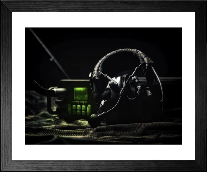 Framed Print : Modern Military Radio Station Print: Data Transmission and Targeting Capabilities Framed Print : Modern Military Radio Station Print: Data Transmission and Targeting Capabilities