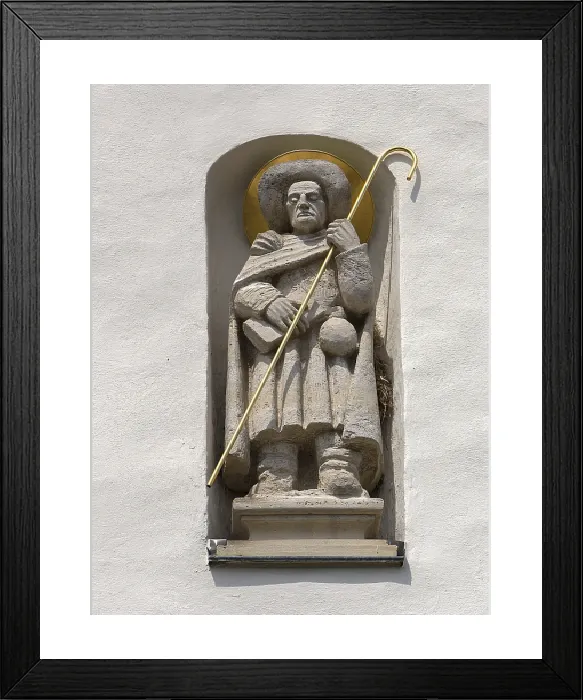 Framed Print : Saint James Print, Trunstadt Parish Church, Bavaria Framed Print : Saint James Print, Trunstadt Parish Church, Bavaria