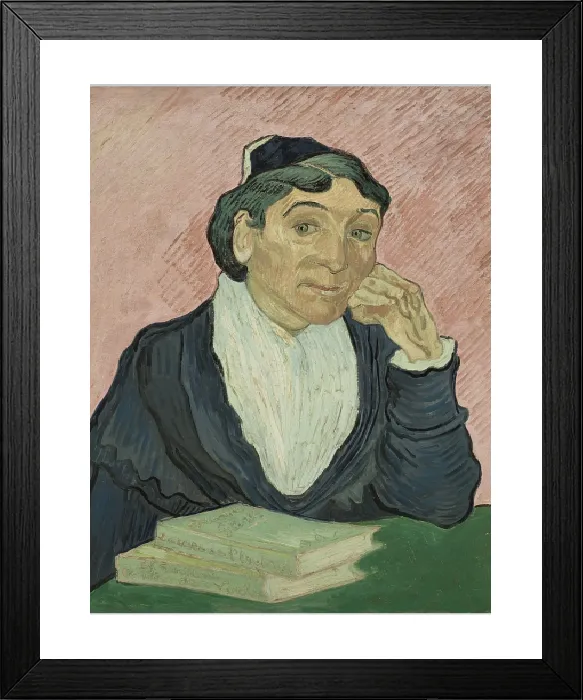 Framed Print : Vincent van Gogh Print: The Woman from Arles (1890) Framed Print : Vincent van Gogh Print: The Woman from Arles (1890)