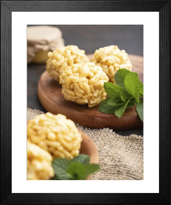 Framed Print : Traditional Tatar Candy Chak-Chak Print Framed Print : Traditional Tatar Candy Chak-Chak Print