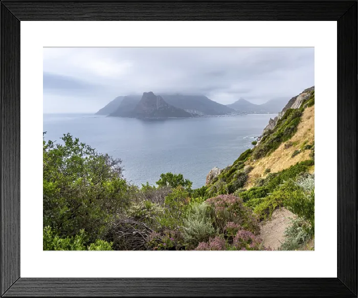 Framed Print : Hout Bay and Chapman's Peak Drive Print, Cape Town Coast Framed Print : Hout Bay and Chapman's Peak Drive Print, Cape Town Coast