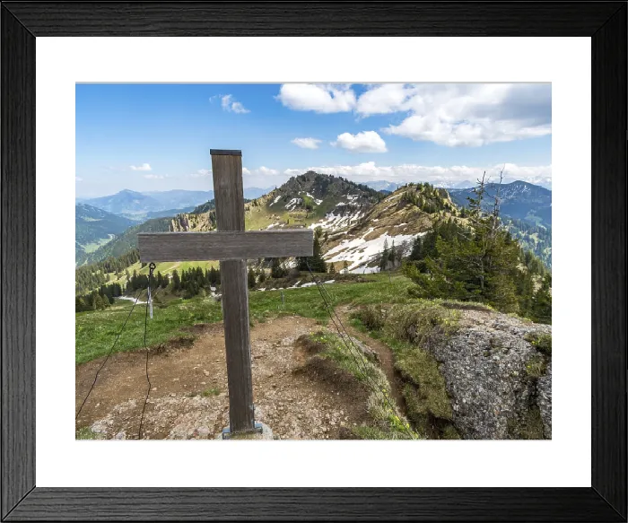 Framed Print : Fantastic Mountain Tour Print: Siplingerkopf and Heidelbeerkopf, Allgau Alps Framed Print : Fantastic Mountain Tour Print: Siplingerkopf and Heidelbeerkopf, Allgau Alps