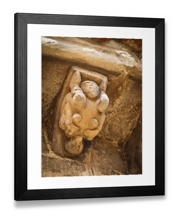 Framed Print : Romanesque Print: Collegiate Church of San Pedro, 12th century Framed Print : Romanesque Print: Collegiate Church of San Pedro, 12th century