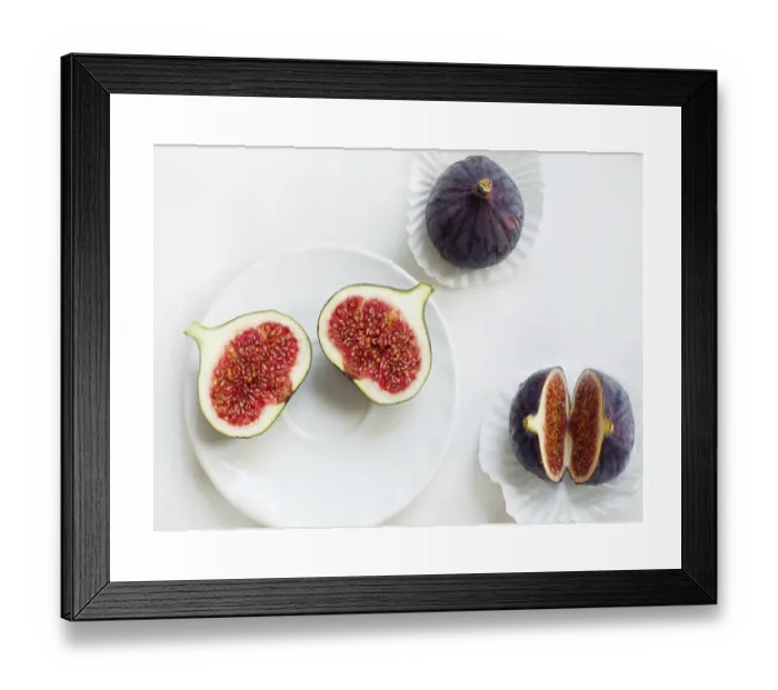 Framed Print : Cut Figs Print Framed Print : Cut Figs Print