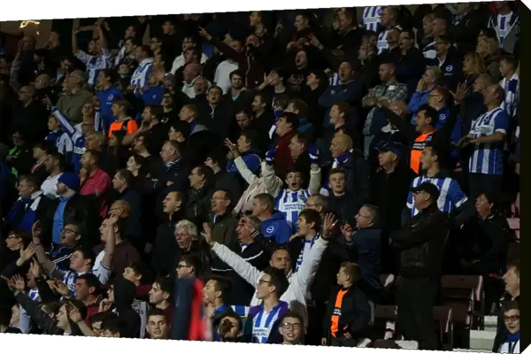 Brighton and Hove Albion Fans United: SkyBet Championship Showdown at Bournemouth's Goldsands Stadium (November 1, 2014)
